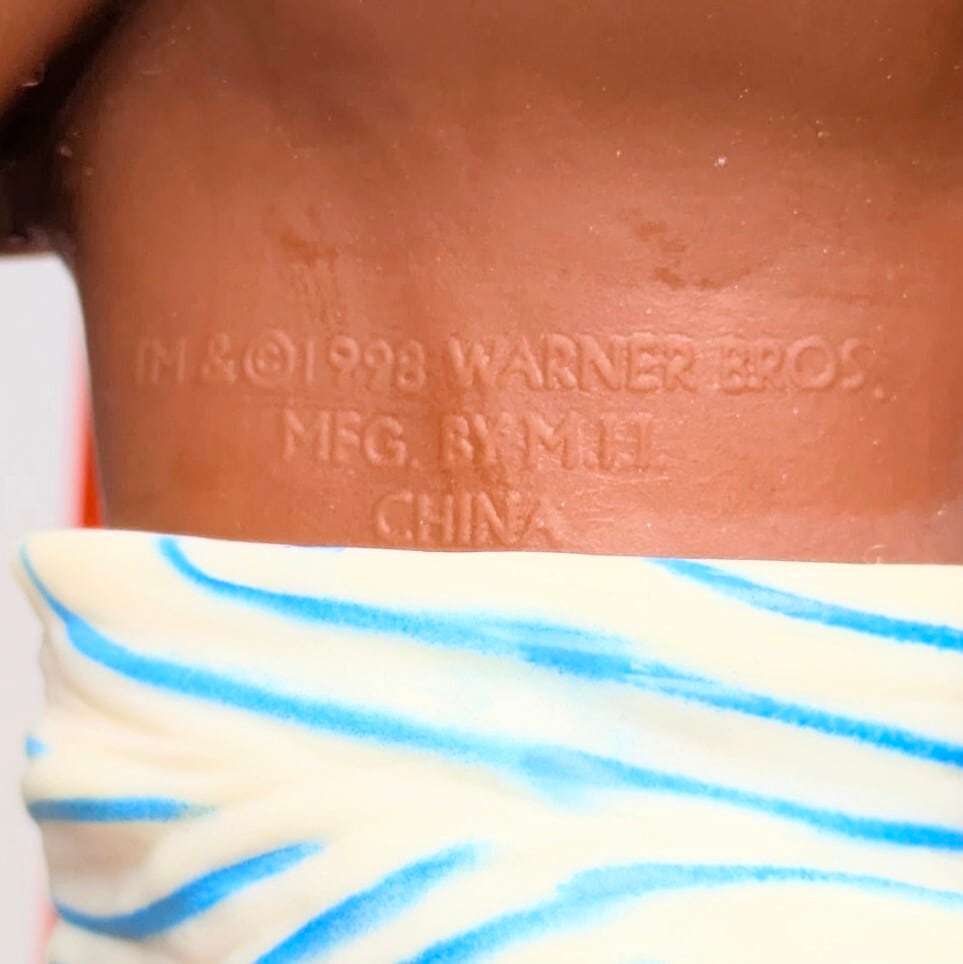 ☆VINTAGE 1998-1999☆【 Looney Tunes ( ルーニーテューンズ )】 タズマニアンデビル / TAZ / タズストロー付きプラスチックコップ 〚アメリカン雑貨 アメトイ〛