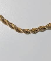 ツイストチェーンネックレス/ 020182