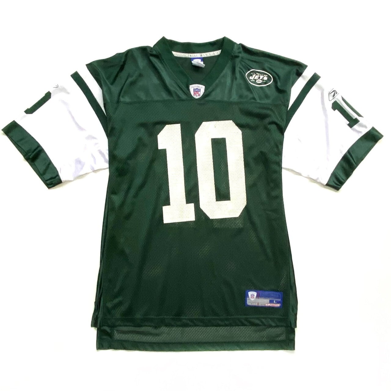 Reebok リーボック NFL ニューヨーク・ジェッツ　ゲームシャツ ユニフォーム メンズL 古着 NY JETS  ジェームズチャドウィックペニントン PENNINGTON グリーン 緑色 メッシュ ナンバリング【ゲームシャツ】【SA21073】 | cave  古着屋【公式】古着通販サイト