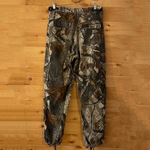 【REALTREE】カモフラージュ カモ柄 総柄 カーゴパンツ ミリタリー W32 アメリカ古着