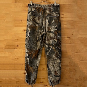 【REALTREE】カモフラージュ カモ柄 総柄 カーゴパンツ ミリタリー W32 アメリカ古着