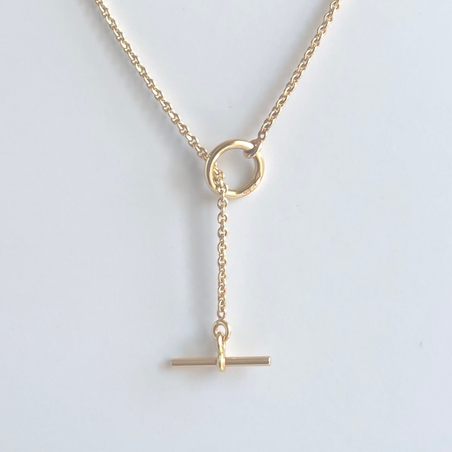 【THE FIRST GOLD】《ECHAPPEE》YELLOW GOLD NECKLACE/ HERMÈS