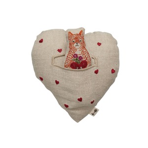 CORAL&TUSK [Fox Heart Pocket Valentine] ハート型 ポケット&キツネ ミニピロー (コーラル・アンド・タスク)