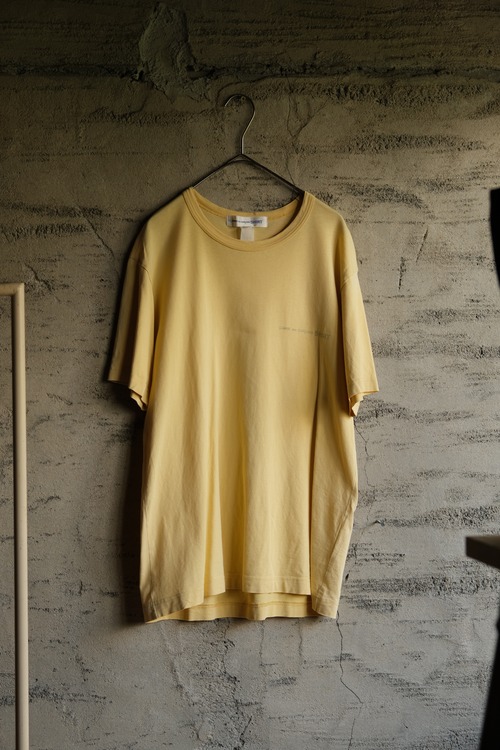 IORI／"COMME des GARÇONS SHIRT" t-shirt／yellow