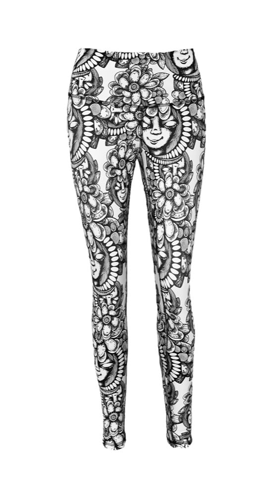 Nic White & Black Legging