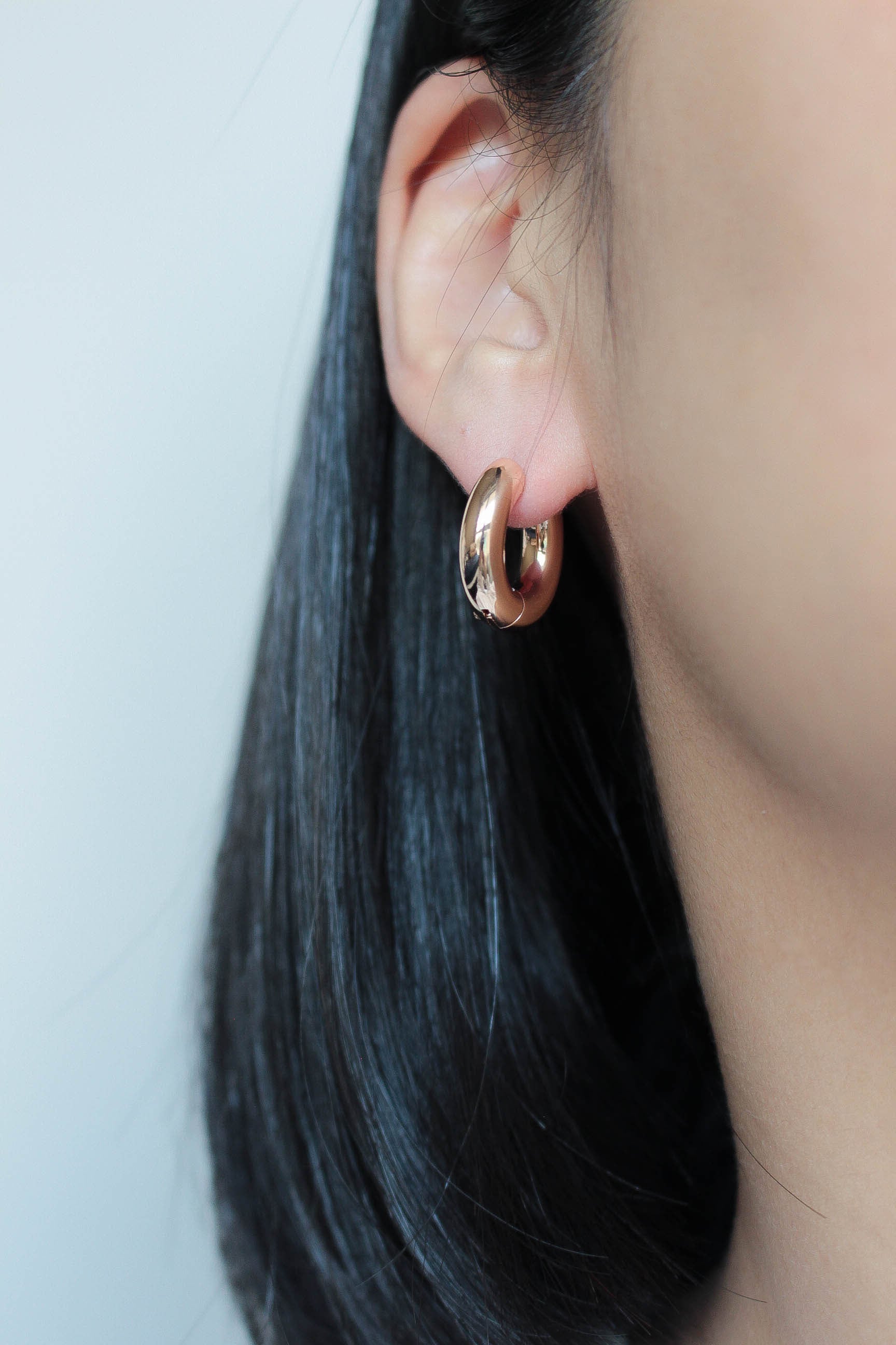 Chubby Hoop Pierce | ebine(エビネ)|金属アレルギー対応アクセサリー