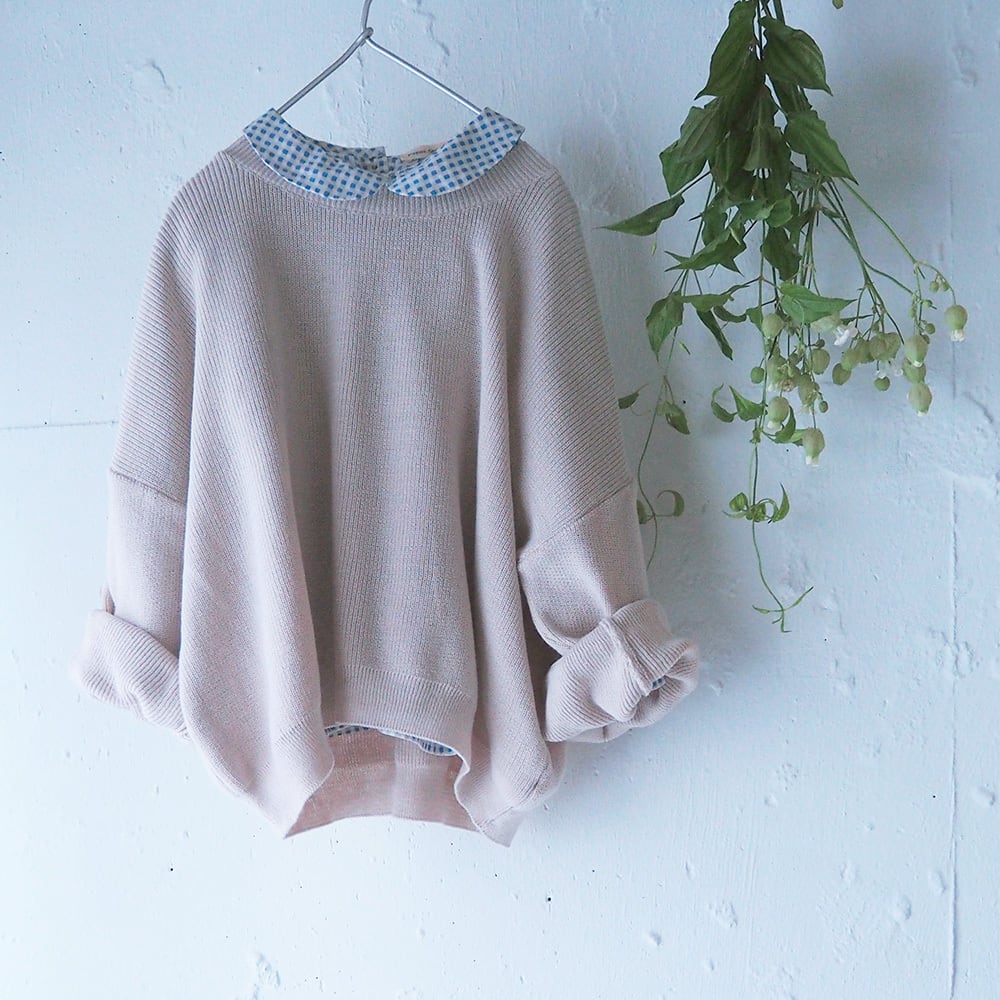 «即納» knit ドロップショルダーニット