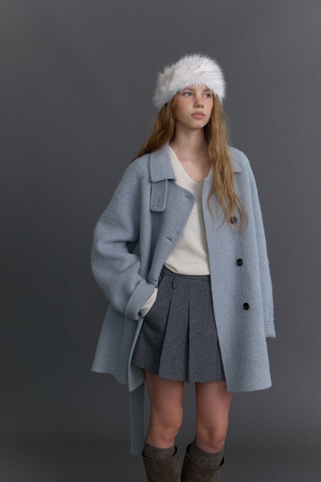 (予約) forest / Danielle alpaca coat 4color