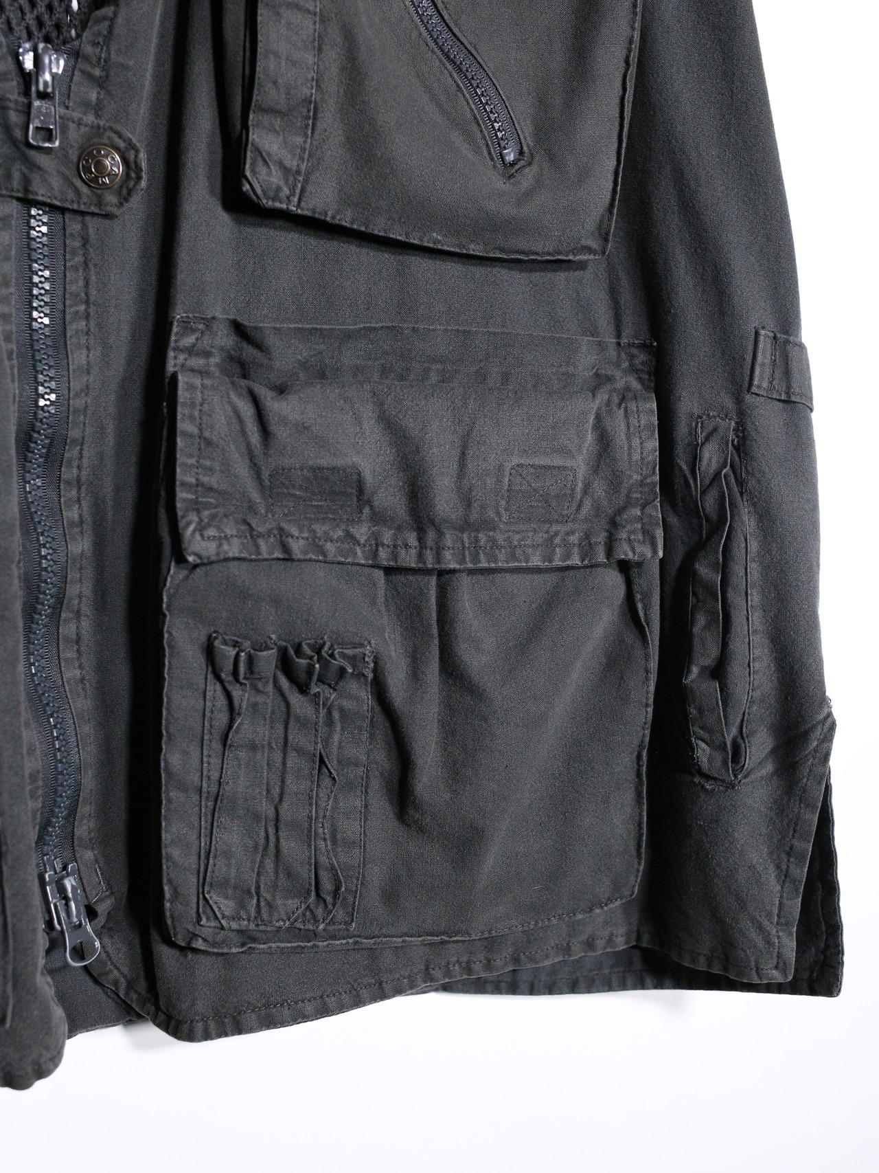 super oversized utility fishing vest - 11
