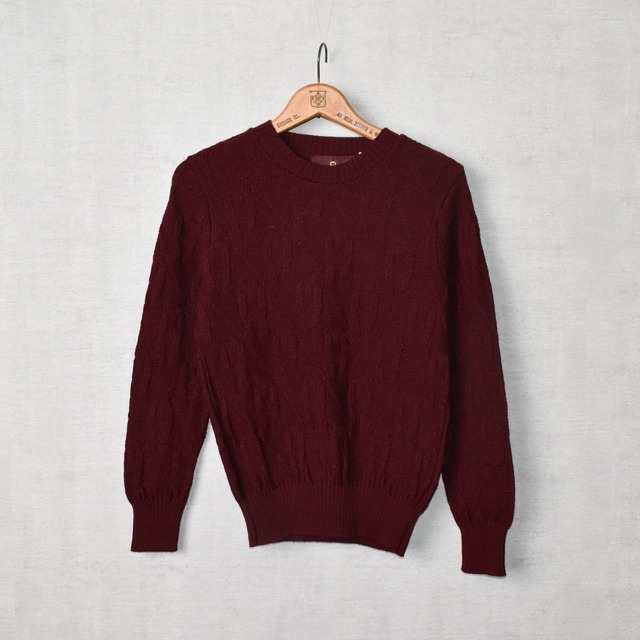 [USED] made in USA - Etienne Aigner "A" logo knit