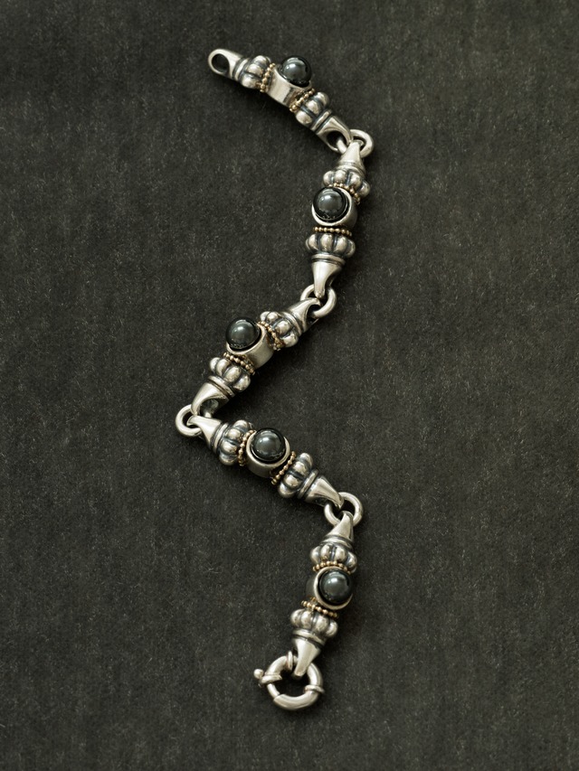 Hematite Caviar Bracelet