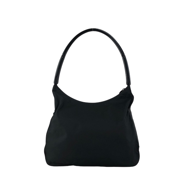 PRADA プラダ セミショルダーバッグ ブラック トライアングルロゴ ナイロン vintage ヴィンテージ オールド gpgejr