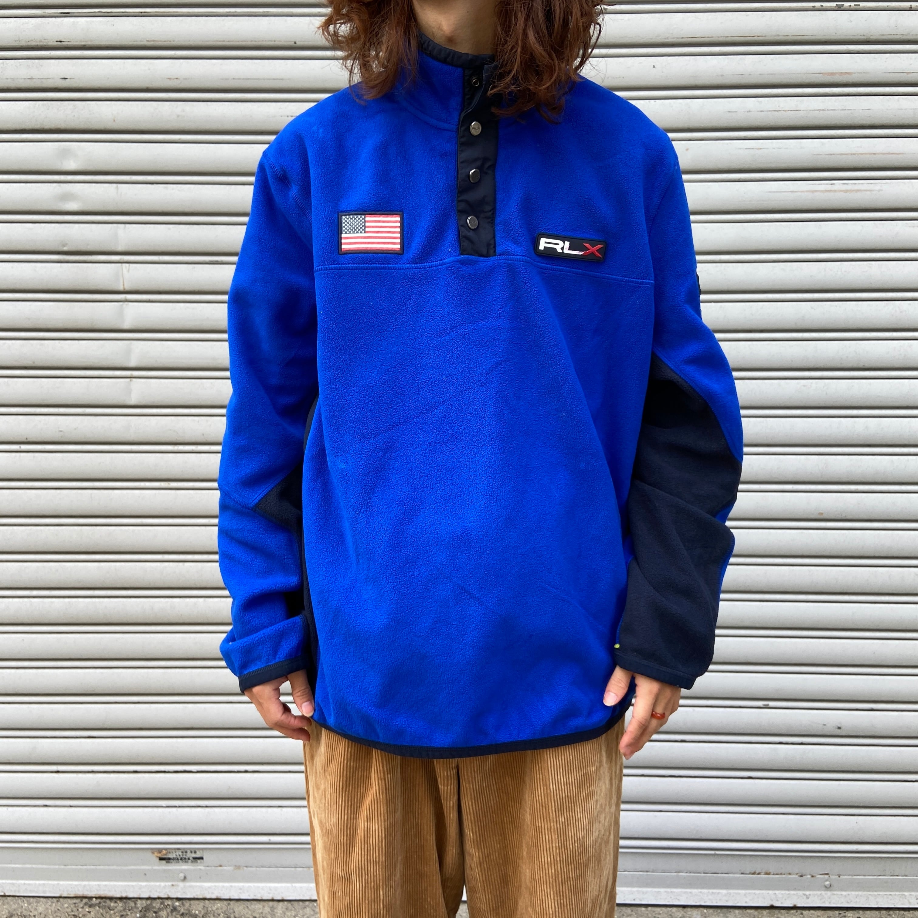 polo sports RLX  マウンテンパーカー　90s 00s フリース