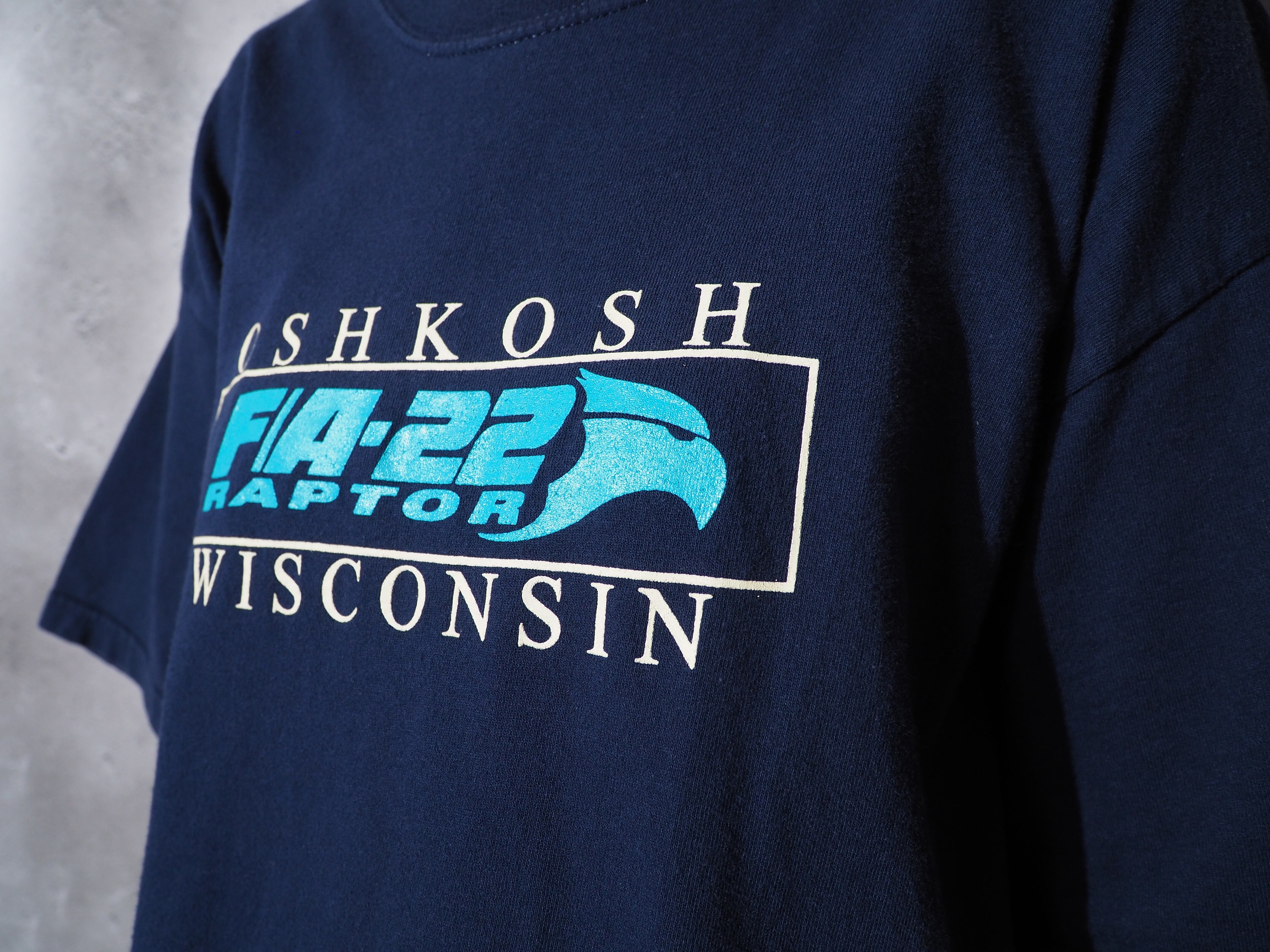 Oshkosh F/A - 22 raptor printed design loose Tee