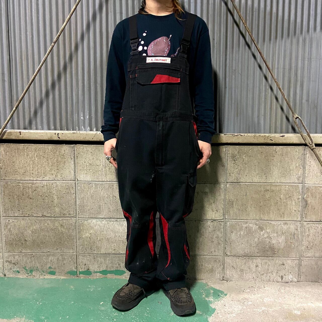 KUBLER 変形ポケット ユーロワーク オーバーオール メンズW39 古着