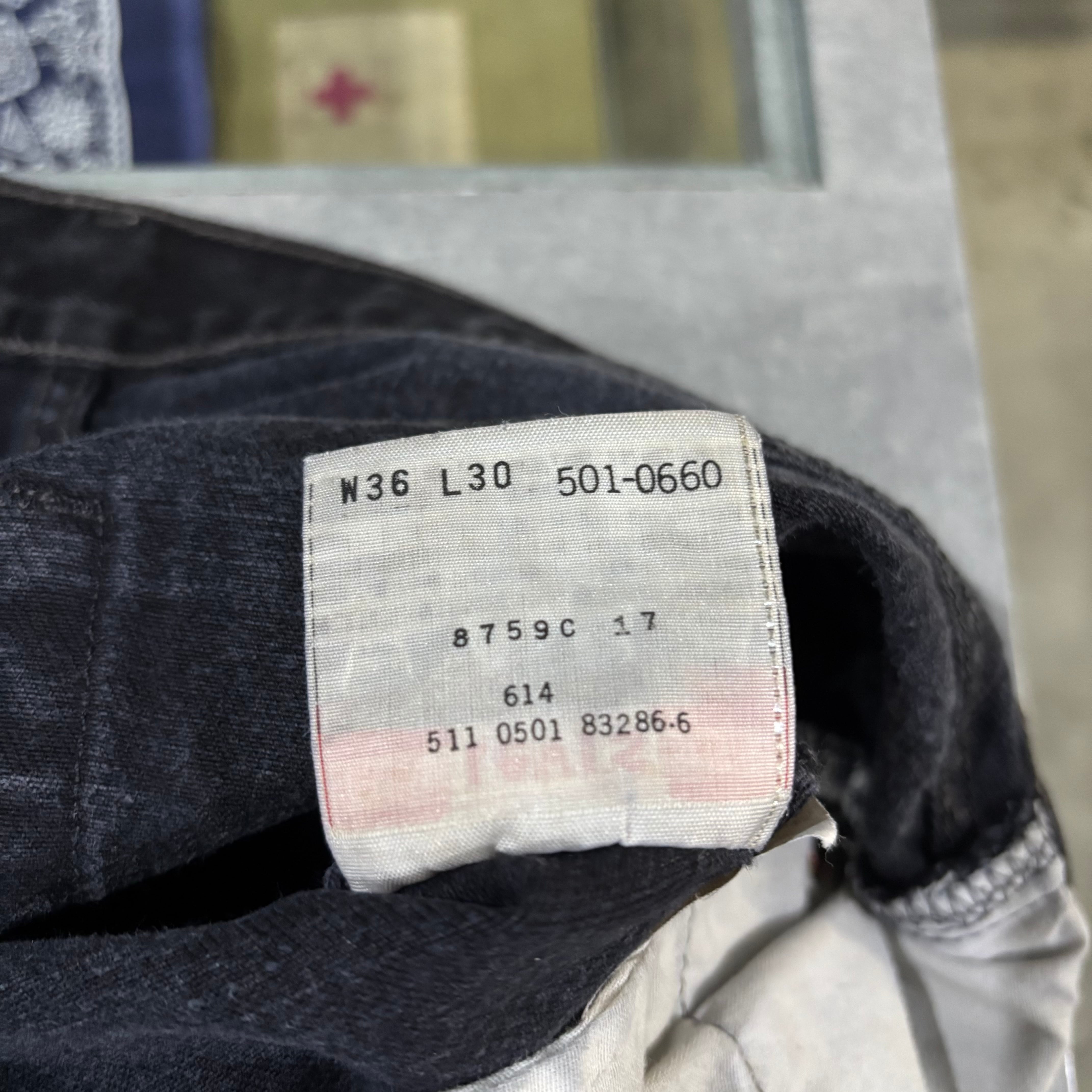 00s【Levi's】501 Black Denim Pants USA製 | the Holic vintage clothing