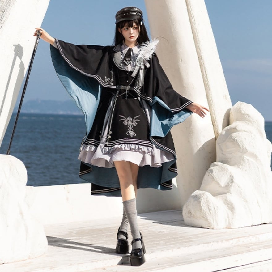 【未設定】ゴスロリ コスプレ衣装 Mサイズ ゴスロリ通販 With U ファッション ミリロリ 軍服 フルセット 6