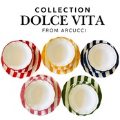イタリア直輸入 ハンドメイド 大皿29cm ナストロ ピンク アルクッチ DOLCE VITA シリーズ マヨルカ焼き イタリア製