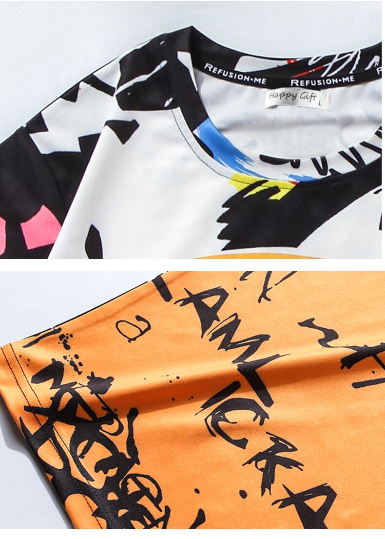 全1色 Tシャツ カットソー プリント カジュアル ストリート 