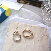 282R　mixカラーオーバルリング ★ SixTONES京本大我さん SnowMan阿部亮平さん着用