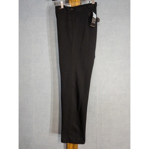 【1930s】"Belle Jardiniere" Black Wool Dress Trousers with Cinch Back