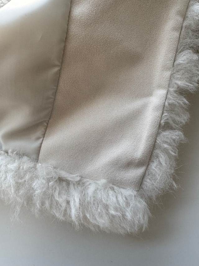 (即納) vegetable / Mellow fur jacket