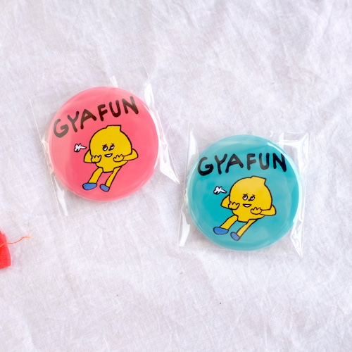 【松岡マサタカ】GYAFUN オリジナル缶バッチ「ギャモン」