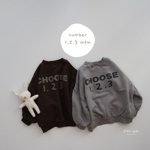 【即納】number 1.2.3 mtm