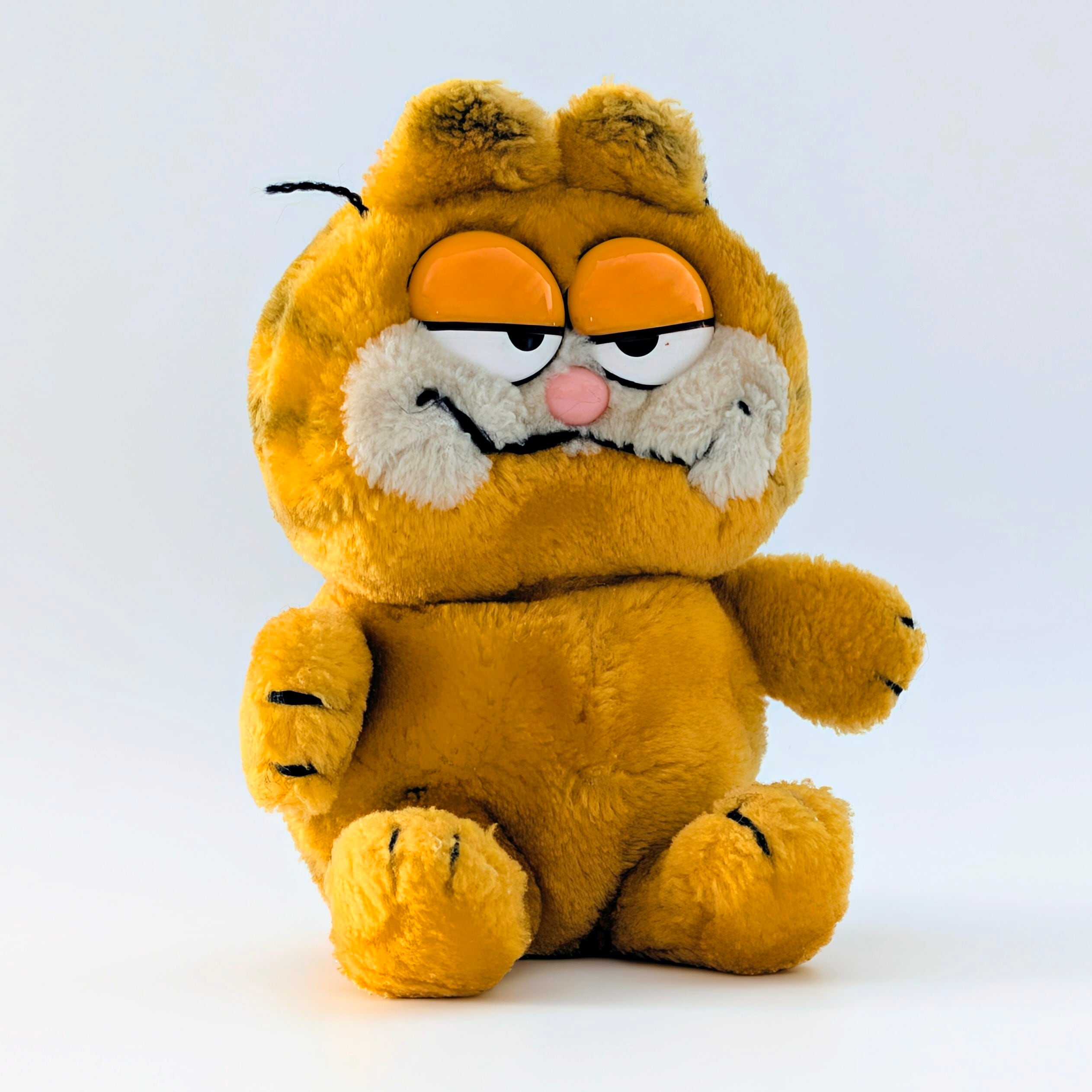 ☆ VINTAGE 1980年代初期 ☆【 Garfield ( ガーフィールド ) 】ビーンぬいぐるみ / プラッシュ / plush / 1980年代年製 〚アメリカン雑貨 アメトイ〛