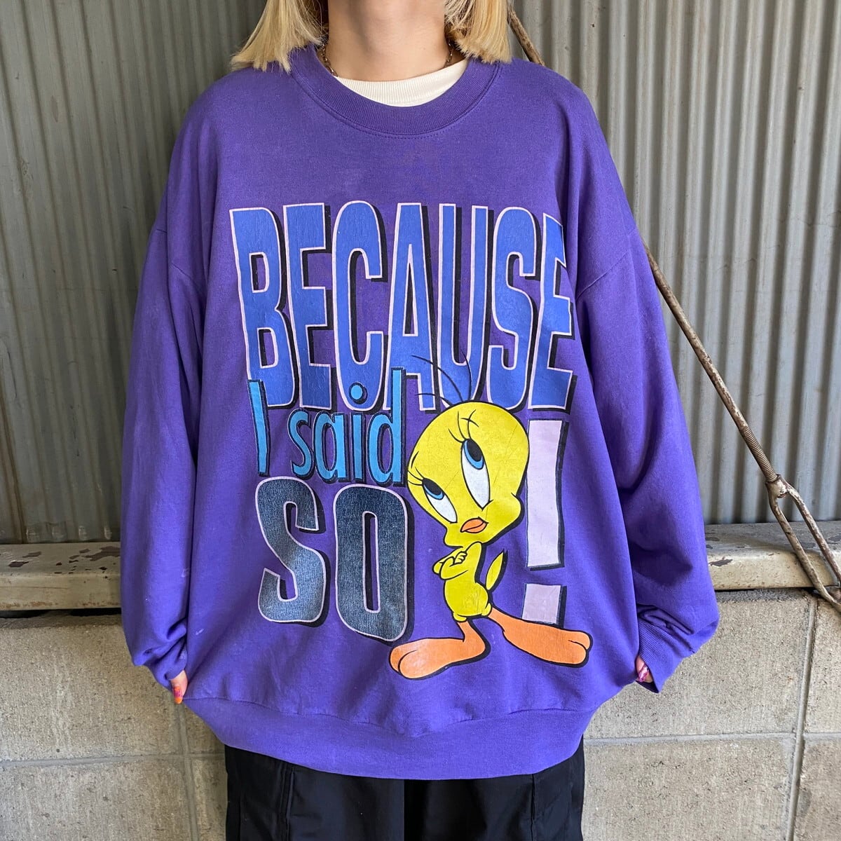 70s VINTAGE SWEAT XL 半袖スウェット PURPLE USA製