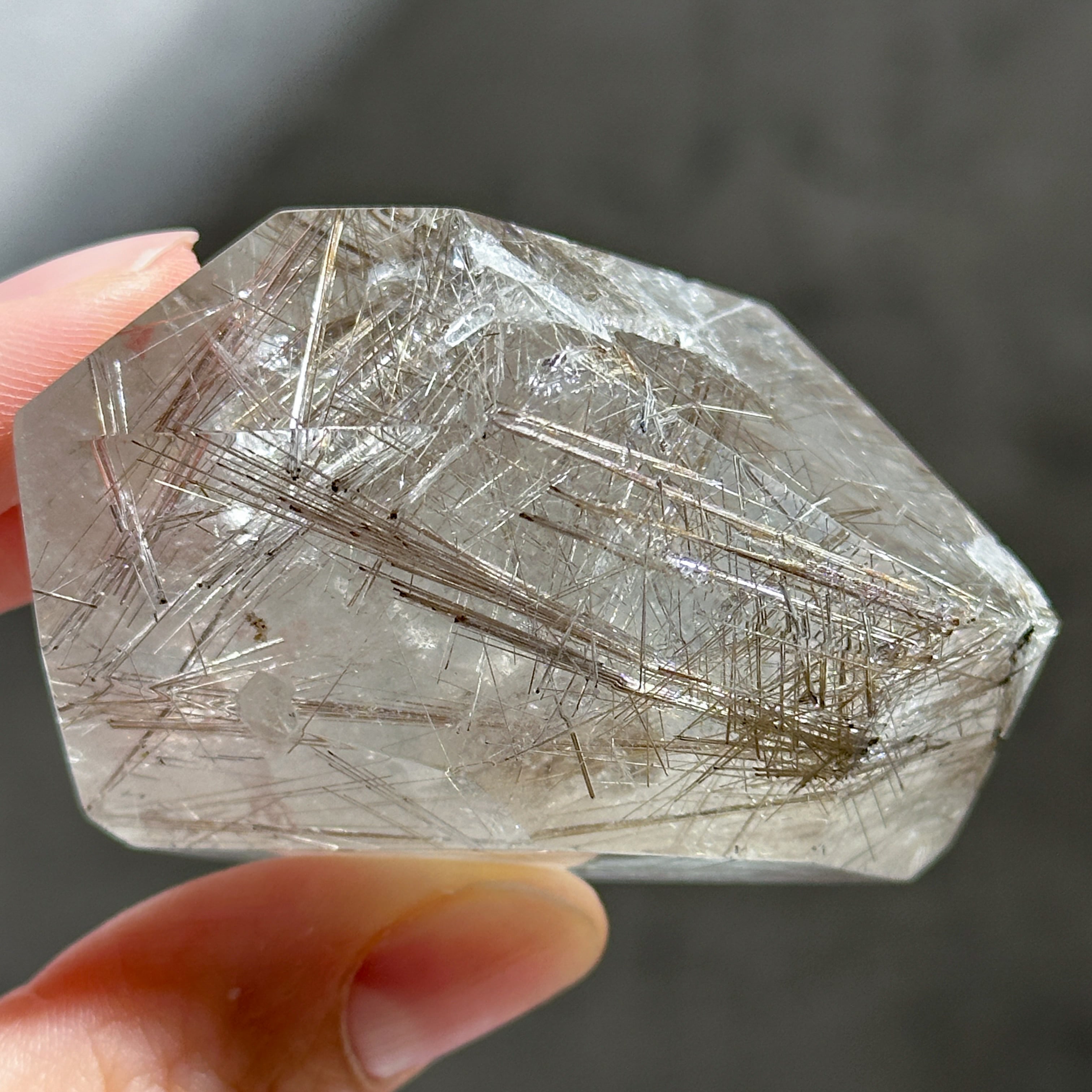 ミナスジェライス産ルチルインクォーツ フリーフォーム53◇ Rutile in