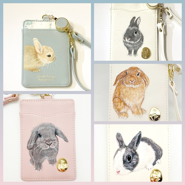 【新柄入荷♪】CECIL リール付きパスケース うさぎ