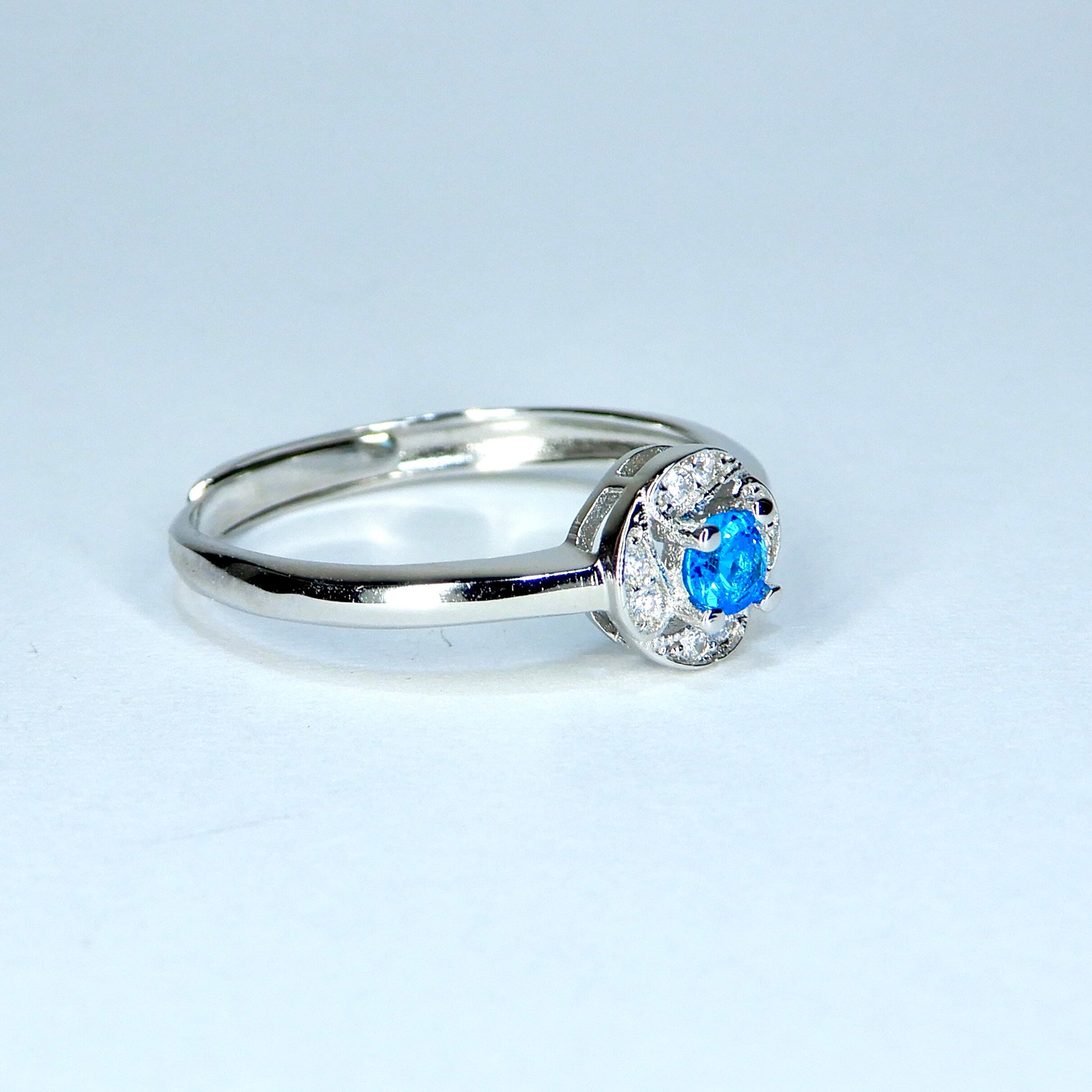 一輪Ring♦︎ネオンブルーアパタイト♦︎