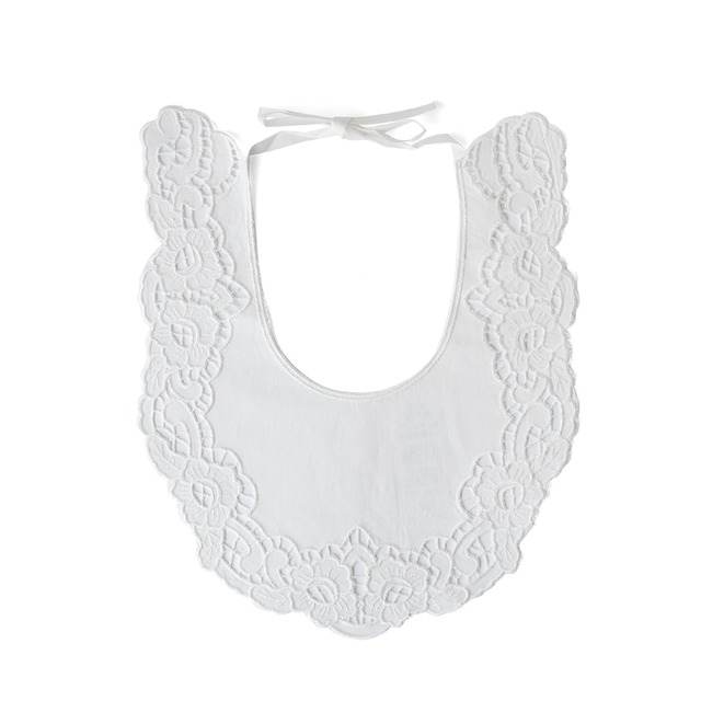 Pure-white Race Collar Crew