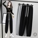 【大きいサイズXL-4XL】【春夏新作】ファッションパンツ♪グレー/ブラック2色展開◆serth-291917