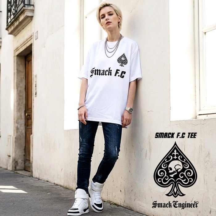 SMACK ENGINEER / スマックエンジニア「Rogia限定 SMACK F.C TEE」半袖