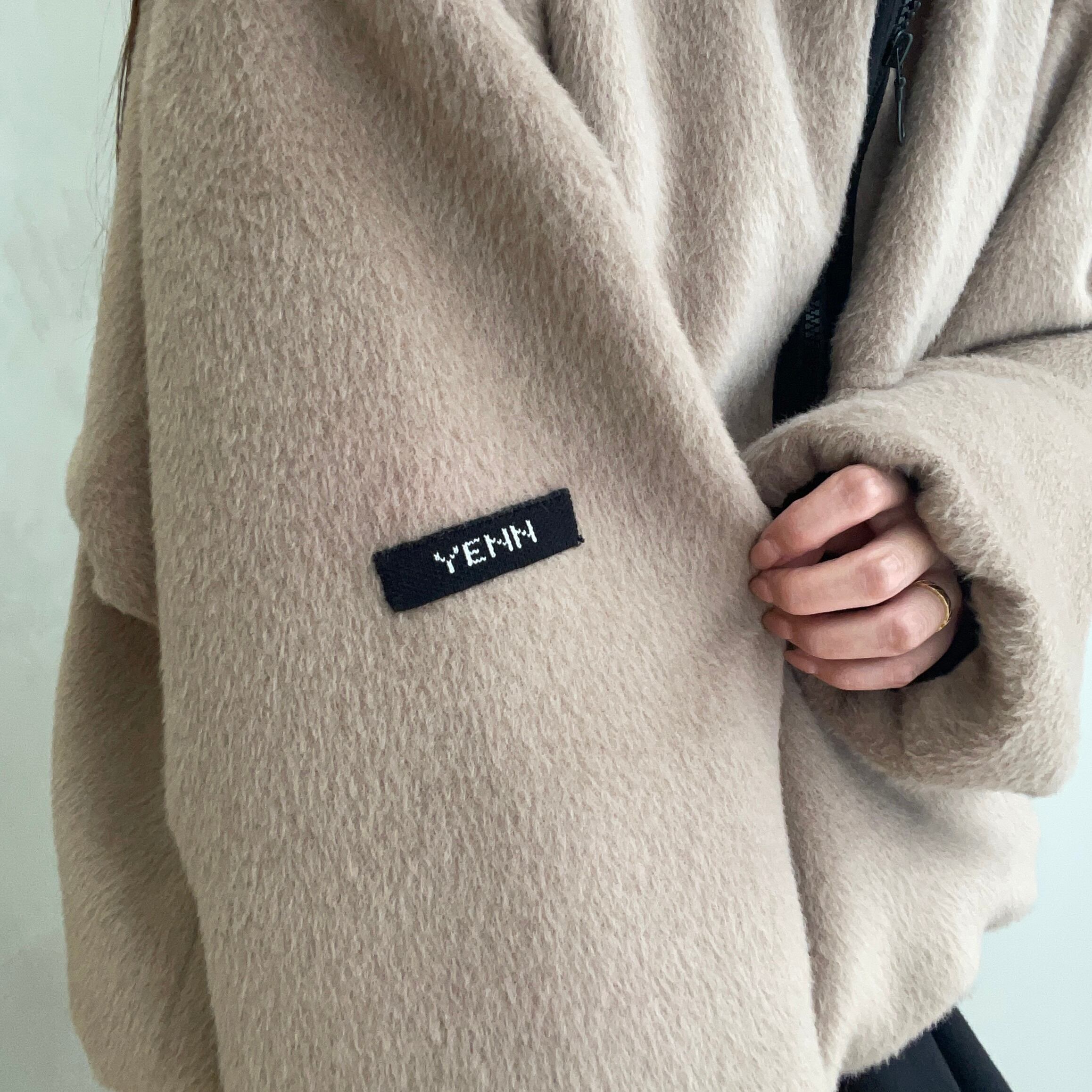 予約商品】YENN/シャギーハーフジップジャケット | 20ｰtwentyｰ