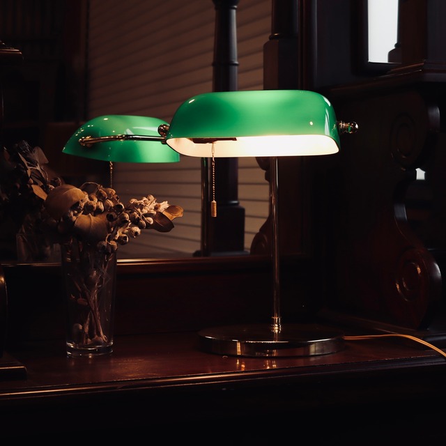 Vintage banker's lamp