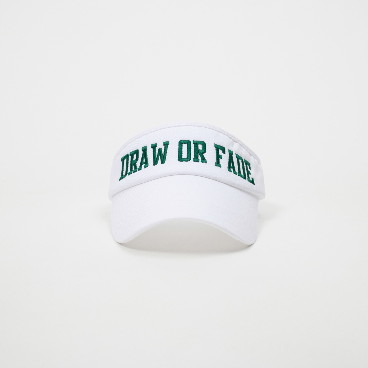 GOXO ゴーエックスオー ドローフェードカジュアルフィットバイザー ホワイト