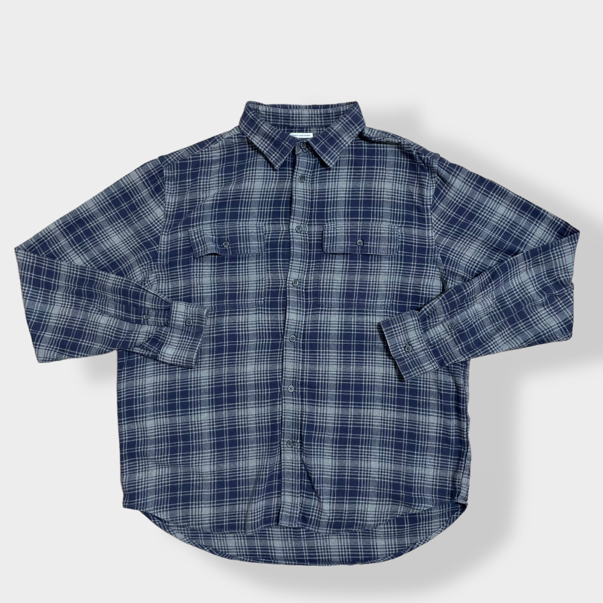 OldNavy(USA)ビンテージコットンフランネルチェックシャツ