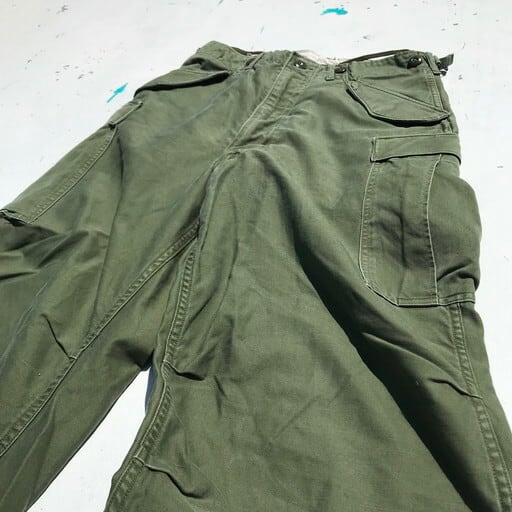 60's U.S.ARMY M-51 フィールドパンツ 後期 カーゴパンツ カーキ 60's U.S.ARMY M-51 フィールドパンツ 後期 カーゴパンツ カーキ