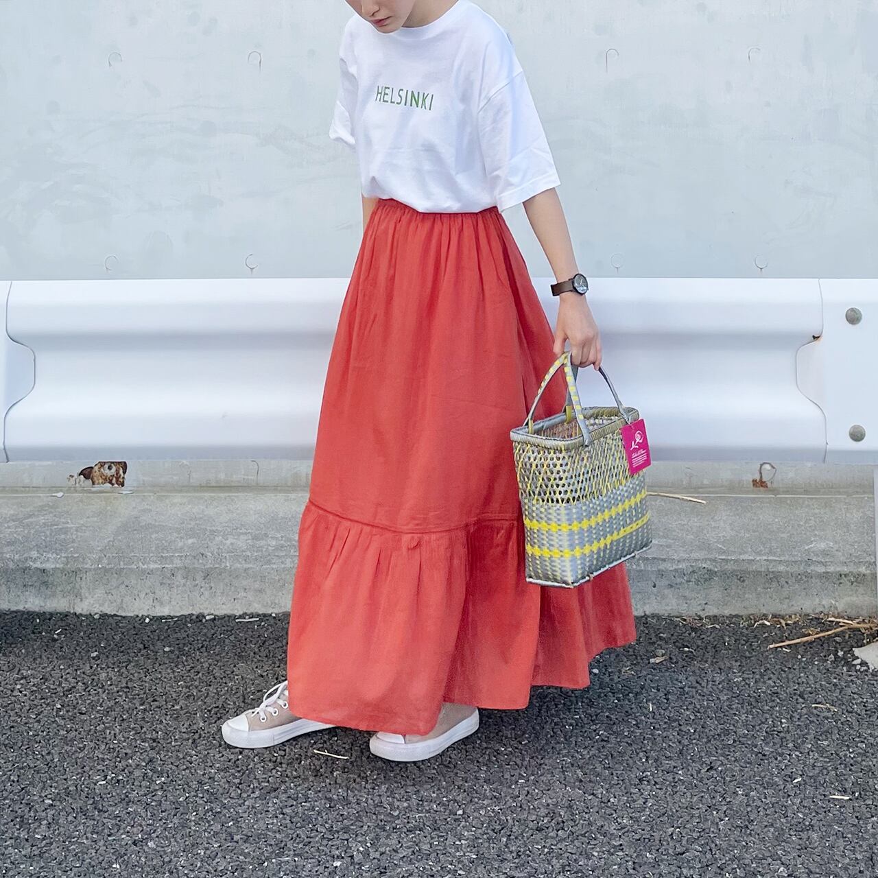 Scarlet flare skirt