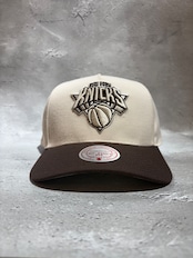 Mitchell&Ness/ミッチェルアンドネス NBA ニューヨーク・ニックス キャップ クリーム