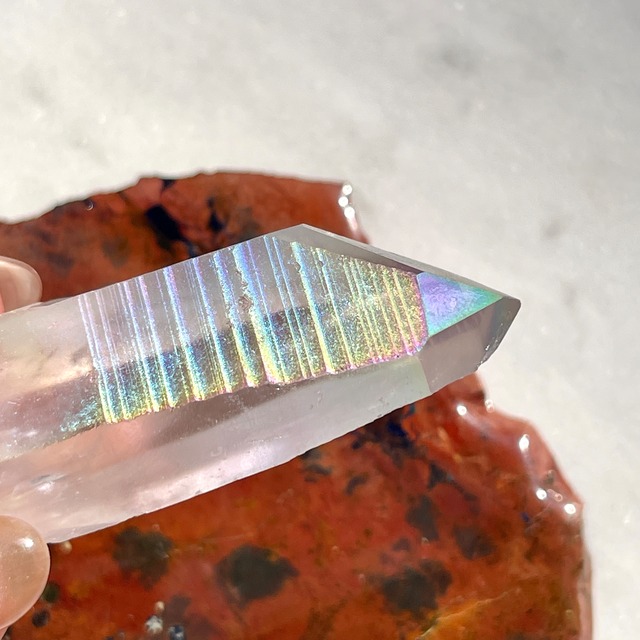 【セドナで浄化】【超美石】エンジェルオーラ　レムリアンシードクリスタル（水晶）　2145