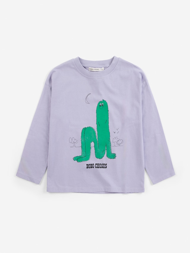 〈 BOBO CHOSES 26AW 〉  Long Puff T-shirt / LAVENDER