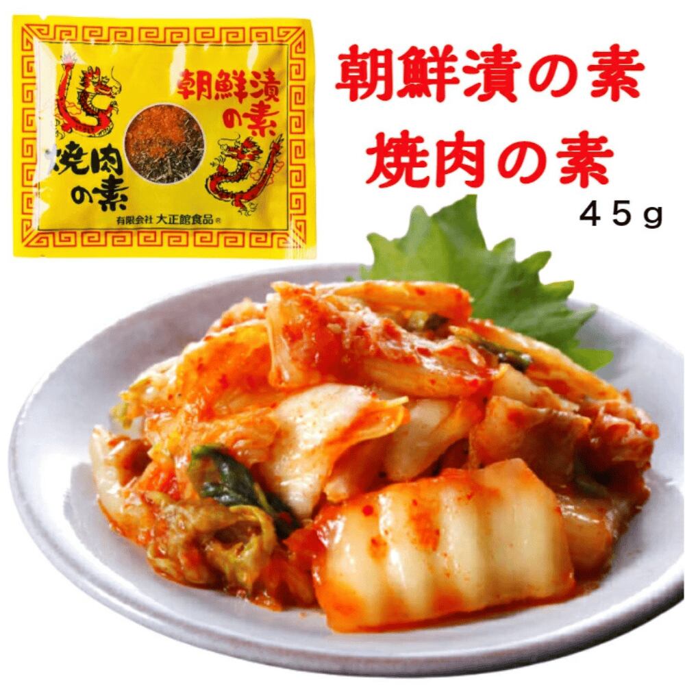 【保存料 無添加】大正館 朝鮮漬の素 焼肉の素 45g 【メール便送料無料】1袋