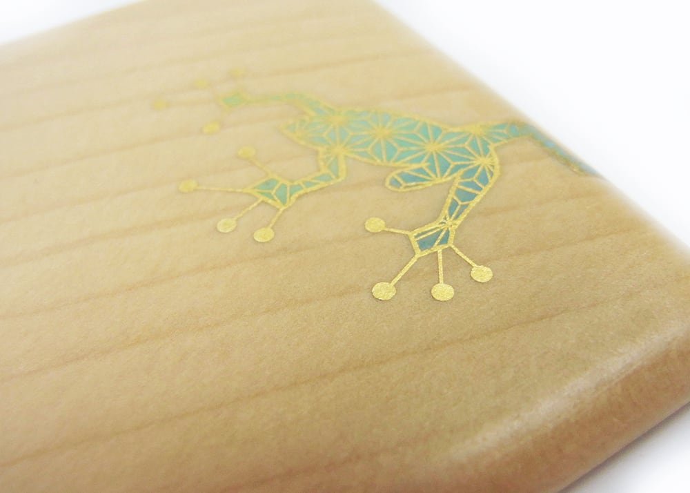 截金 名刺入れ kirikane 麻の葉蛙 | caeru