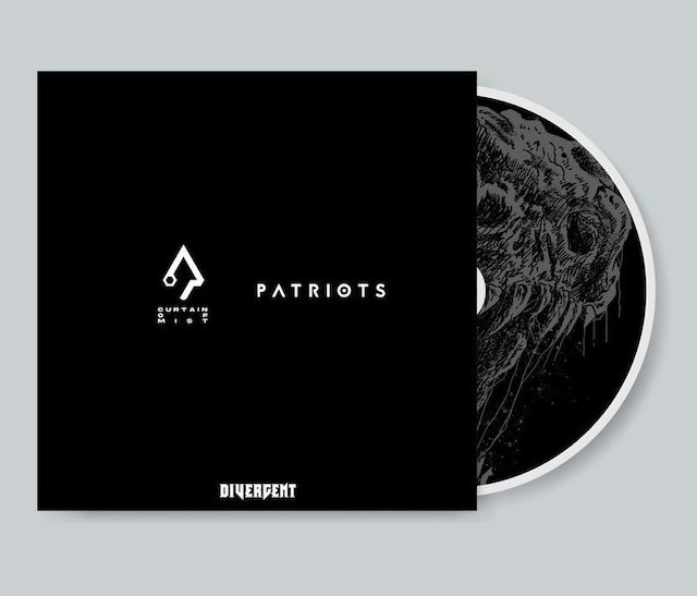 【DISTRO】DIVERGENT split CD / Patriots, A Curtain of Mist