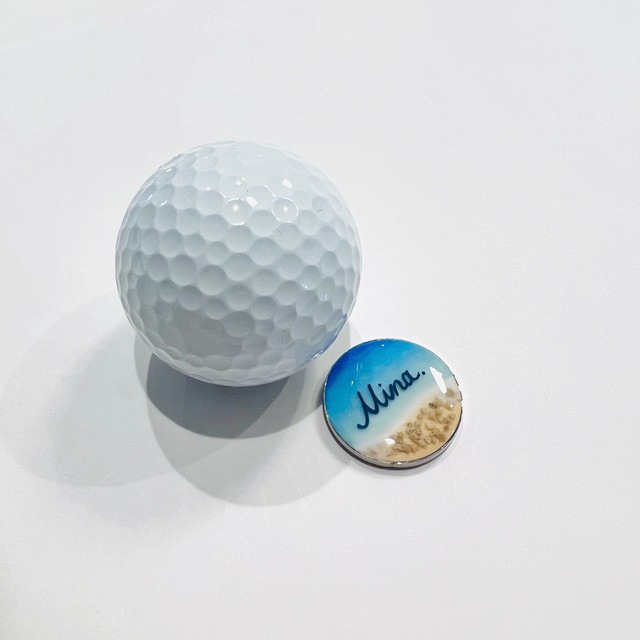 ゴルフマーカー・海 (マグネットタイプ)