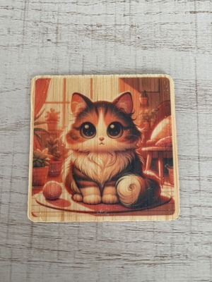 バンブーステッカー　猫